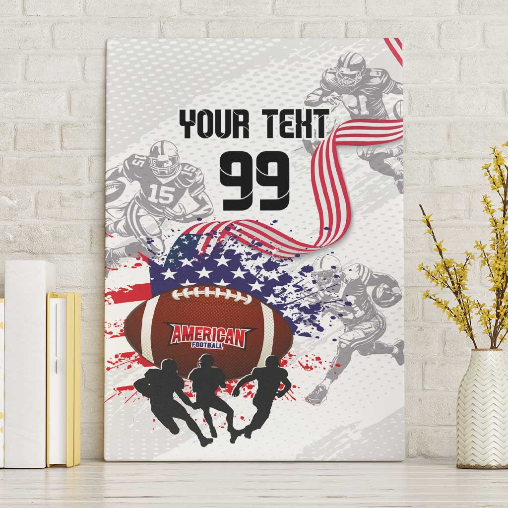 Custom American Football Canvas Wall Art Road to Glory