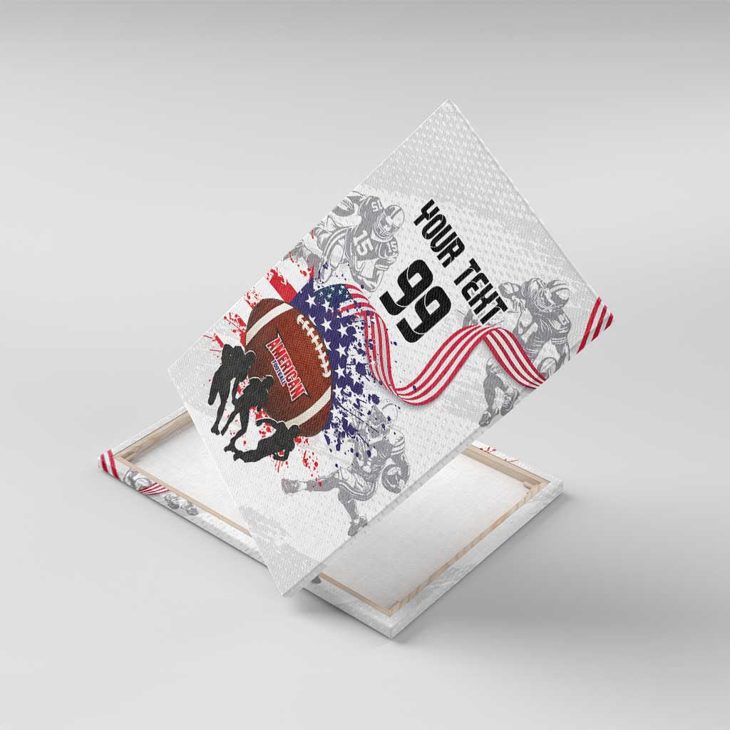 Custom American Football Canvas Wall Art Road to Glory