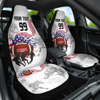 Custom American Football Car Seat Cover Road to Glory