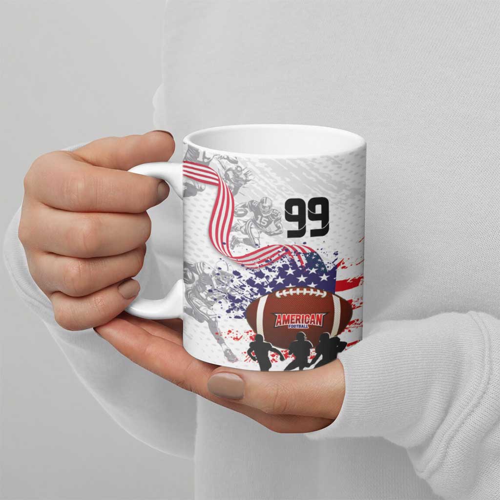 Custom American Football Ceramic Mug Road to Glory
