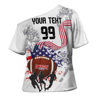 Custom American Football Cross Shoulder Shirt Road to Glory