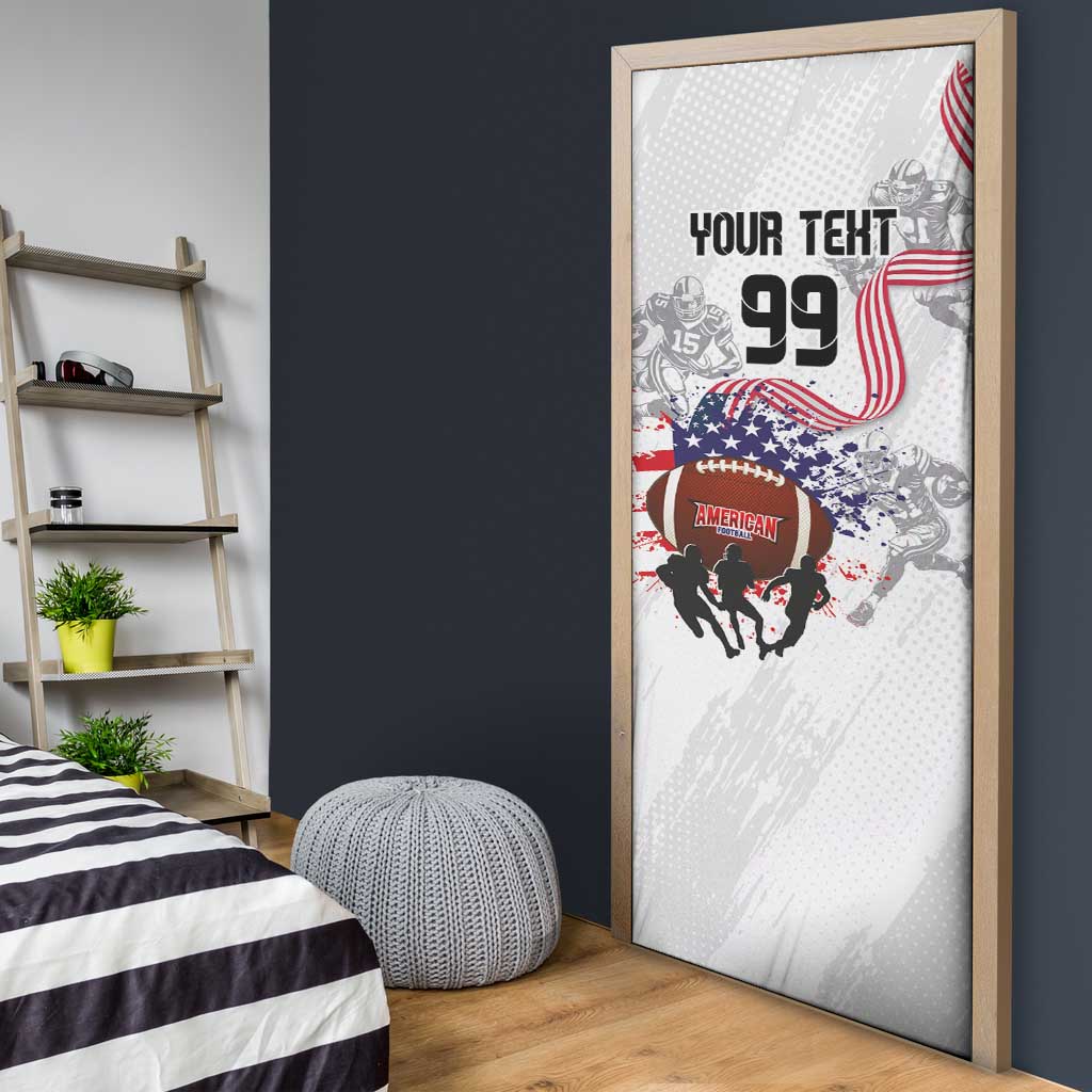 Custom American Football Door Cover Road to Glory