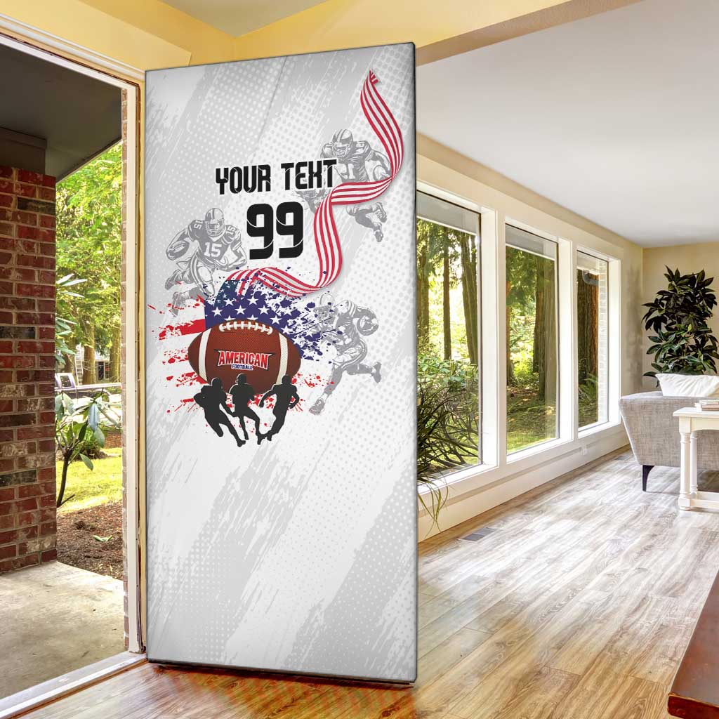 Custom American Football Door Cover Road to Glory