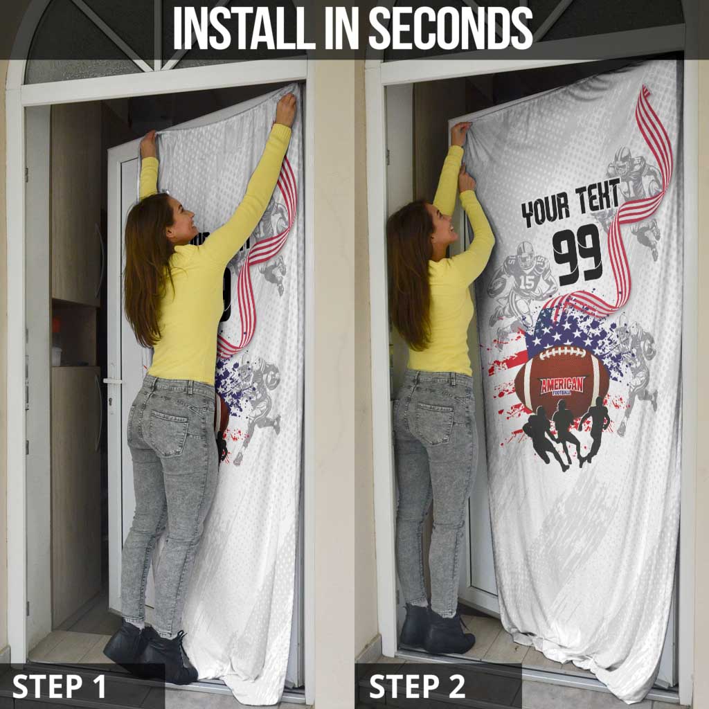 Custom American Football Door Cover Road to Glory