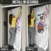 Custom American Football Door Cover Road to Glory