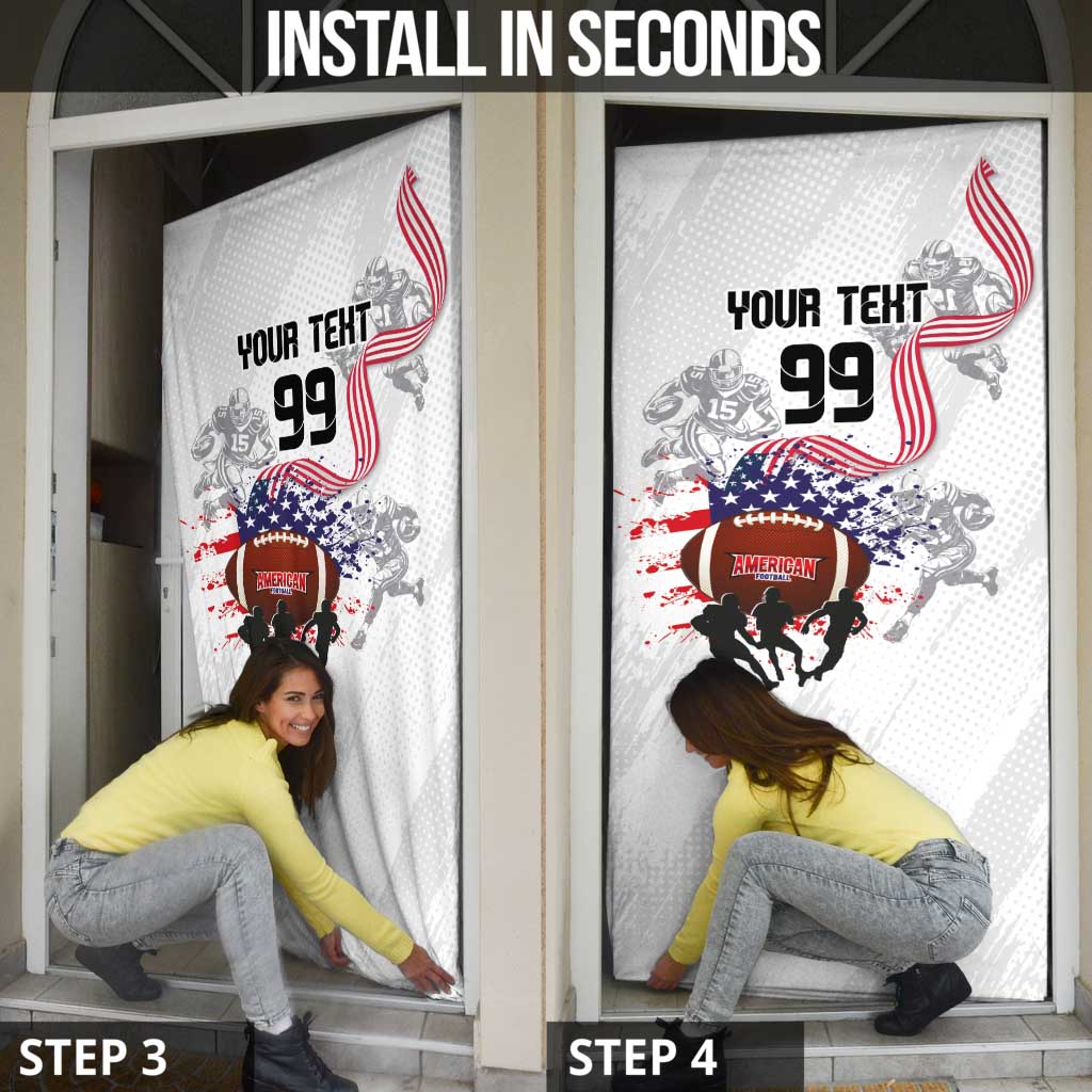 Custom American Football Door Cover Road to Glory