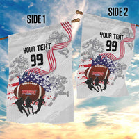 Custom American Football Garden Flag Road to Glory