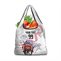 Custom American Football Grocery Bag Road to Glory