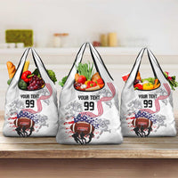 Custom American Football Grocery Bag Road to Glory