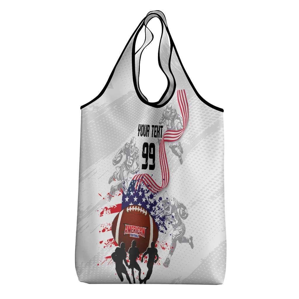 Custom American Football Grocery Bag Road to Glory