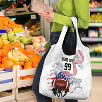 Custom American Football Grocery Bag Road to Glory