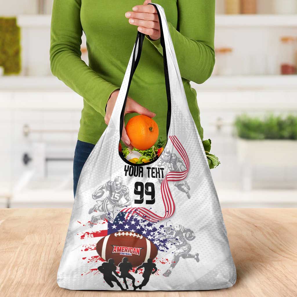 Custom American Football Grocery Bag Road to Glory