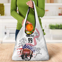 Custom American Football Grocery Bag Road to Glory