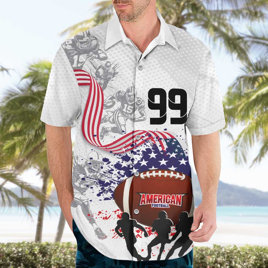 Custom American Football Hawaiian Shirt Road to Glory