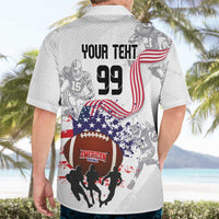 Custom American Football Hawaiian Shirt Road to Glory