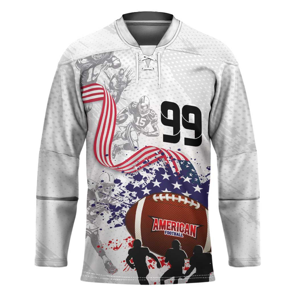 Custom American Football Hockey Jersey Road to Glory
