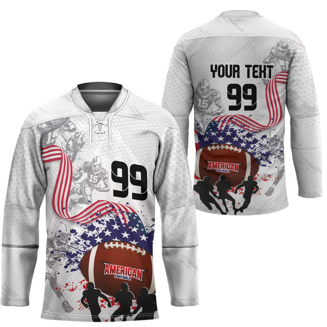 Custom American Football Hockey Jersey Road to Glory