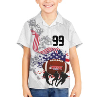 Custom American Football Kid Hawaiian Shirt Road to Glory