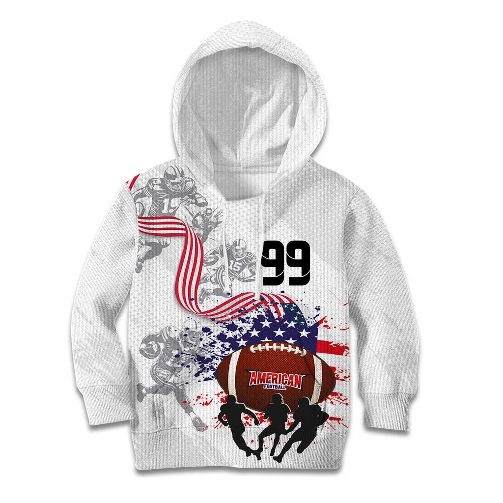 Custom American Football Kid Hoodie Road to Glory