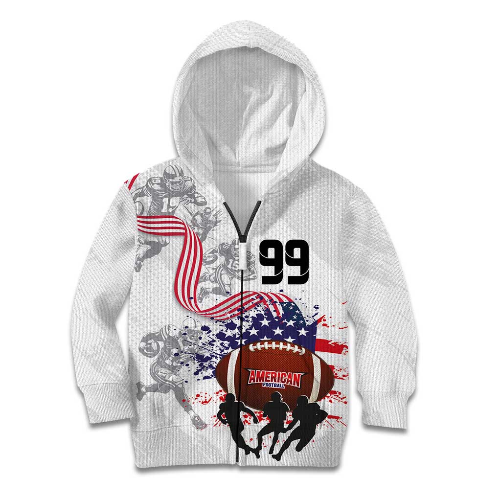 Custom American Football Kid Hoodie Road to Glory