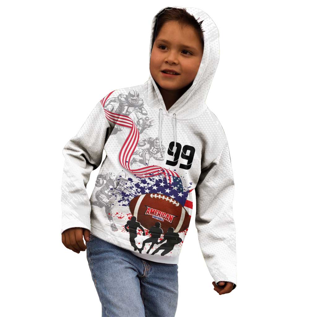 Custom American Football Kid Hoodie Road to Glory