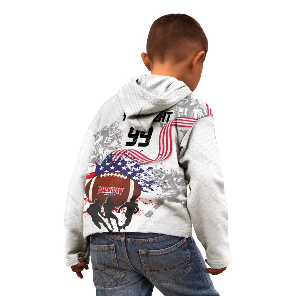 Custom American Football Kid Hoodie Road to Glory