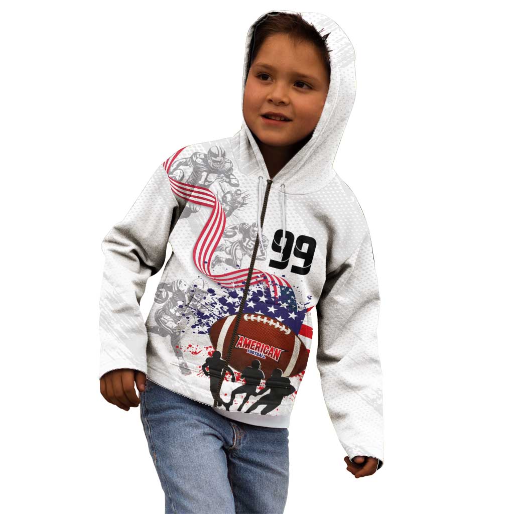 Custom American Football Kid Hoodie Road to Glory