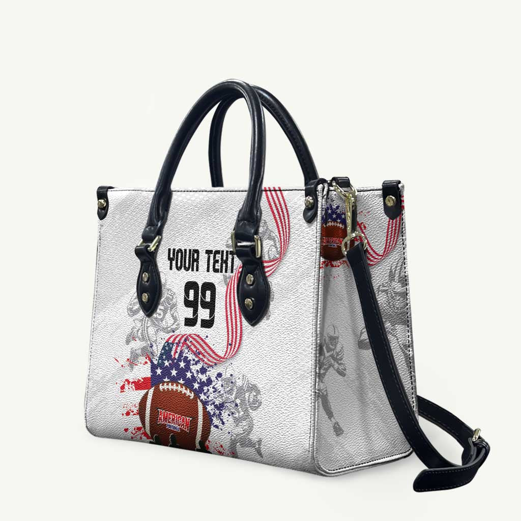 Custom American Football Leather Bag Road to Glory