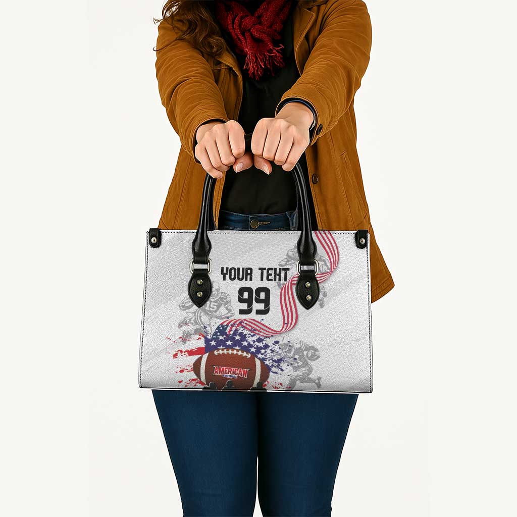 Custom American Football Leather Bag Road to Glory