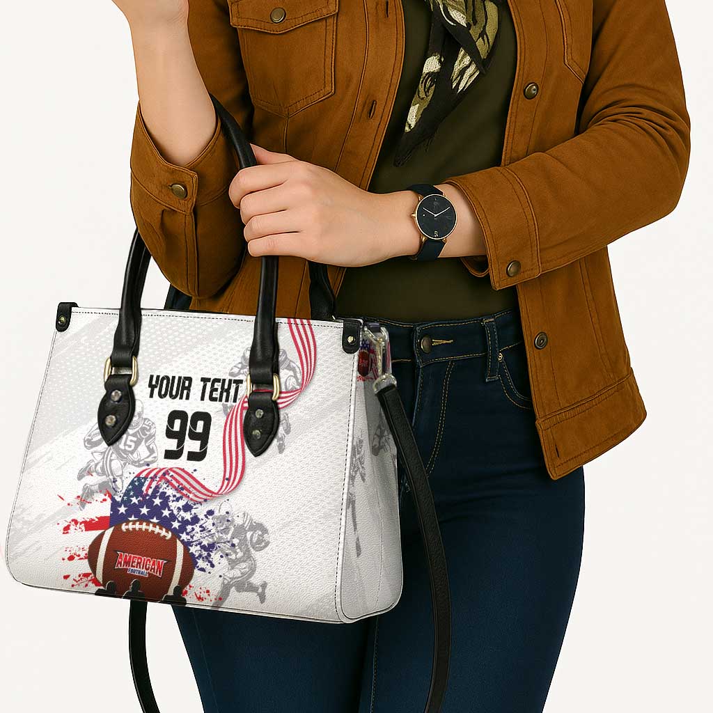 Custom American Football Leather Bag Road to Glory