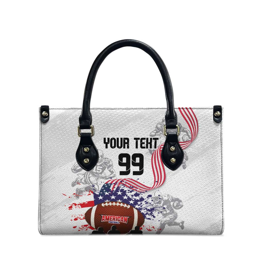 Custom American Football Leather Bag Road to Glory