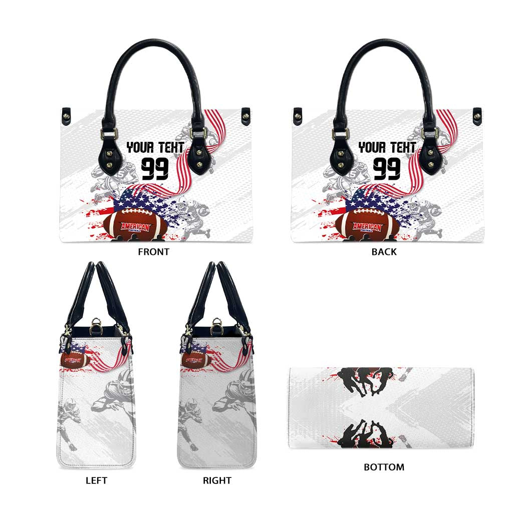 Custom American Football Leather Bag Road to Glory