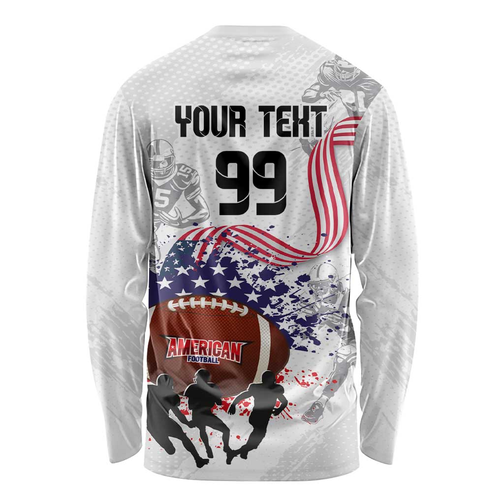 Custom American Football Long Sleeve Shirt Road to Glory