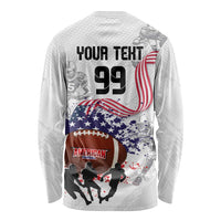 Custom American Football Long Sleeve Shirt Road to Glory