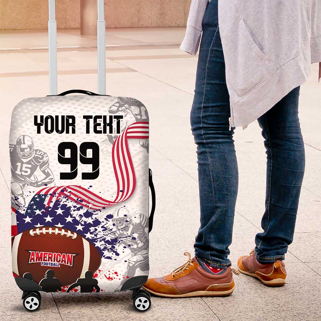 Custom American Football Luggage Cover Road to Glory