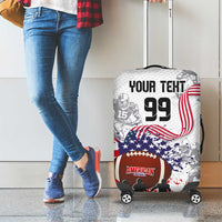 Custom American Football Luggage Cover Road to Glory