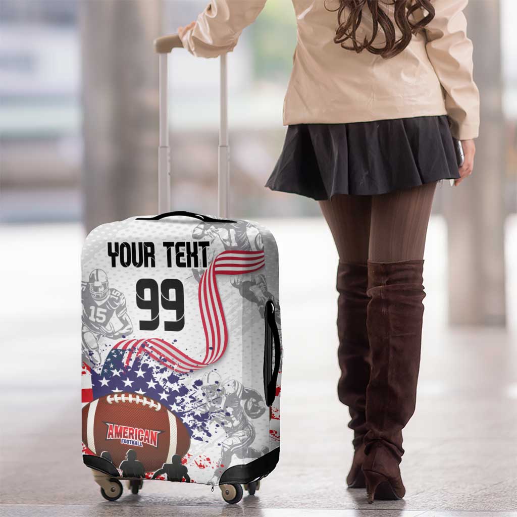 Custom American Football Luggage Cover Road to Glory