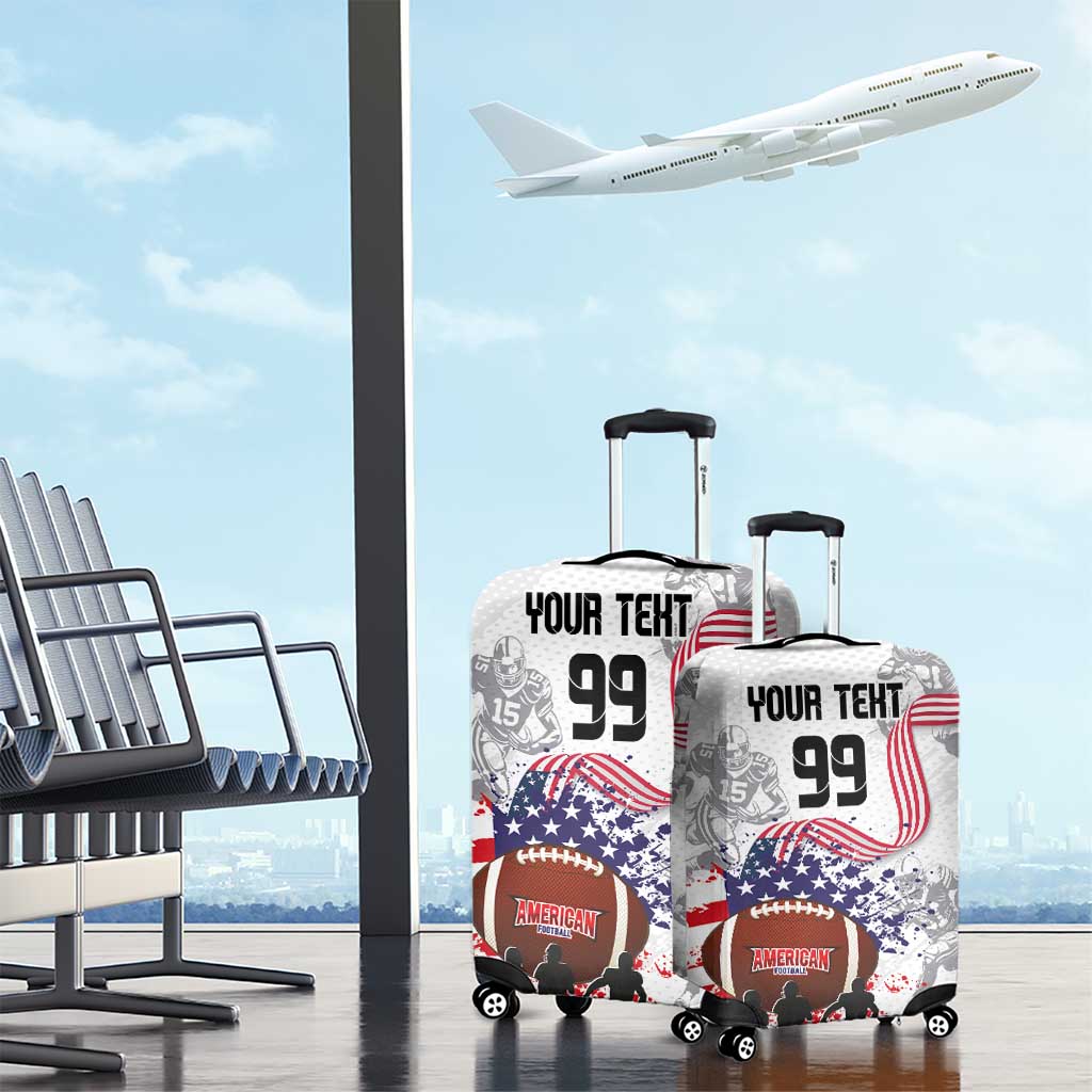 Custom American Football Luggage Cover Road to Glory