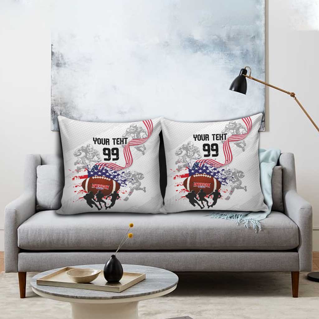 Custom American Football Pillow Cover Road to Glory