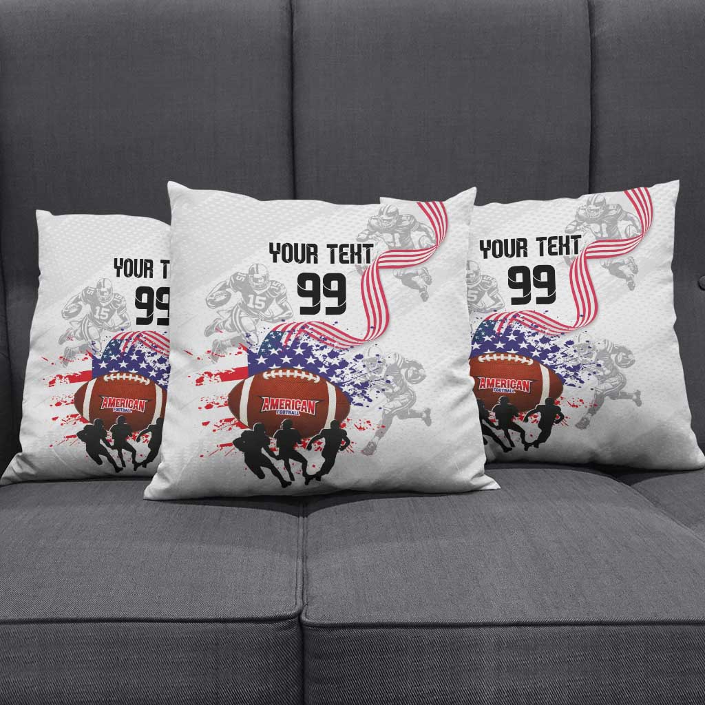 Custom American Football Pillow Cover Road to Glory