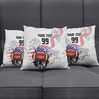 Custom American Football Pillow Cover Road to Glory