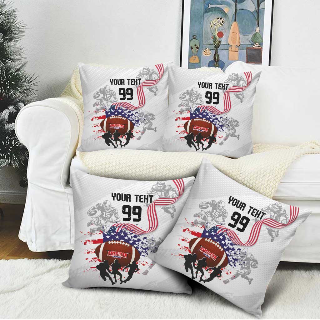 Custom American Football Pillow Cover Road to Glory