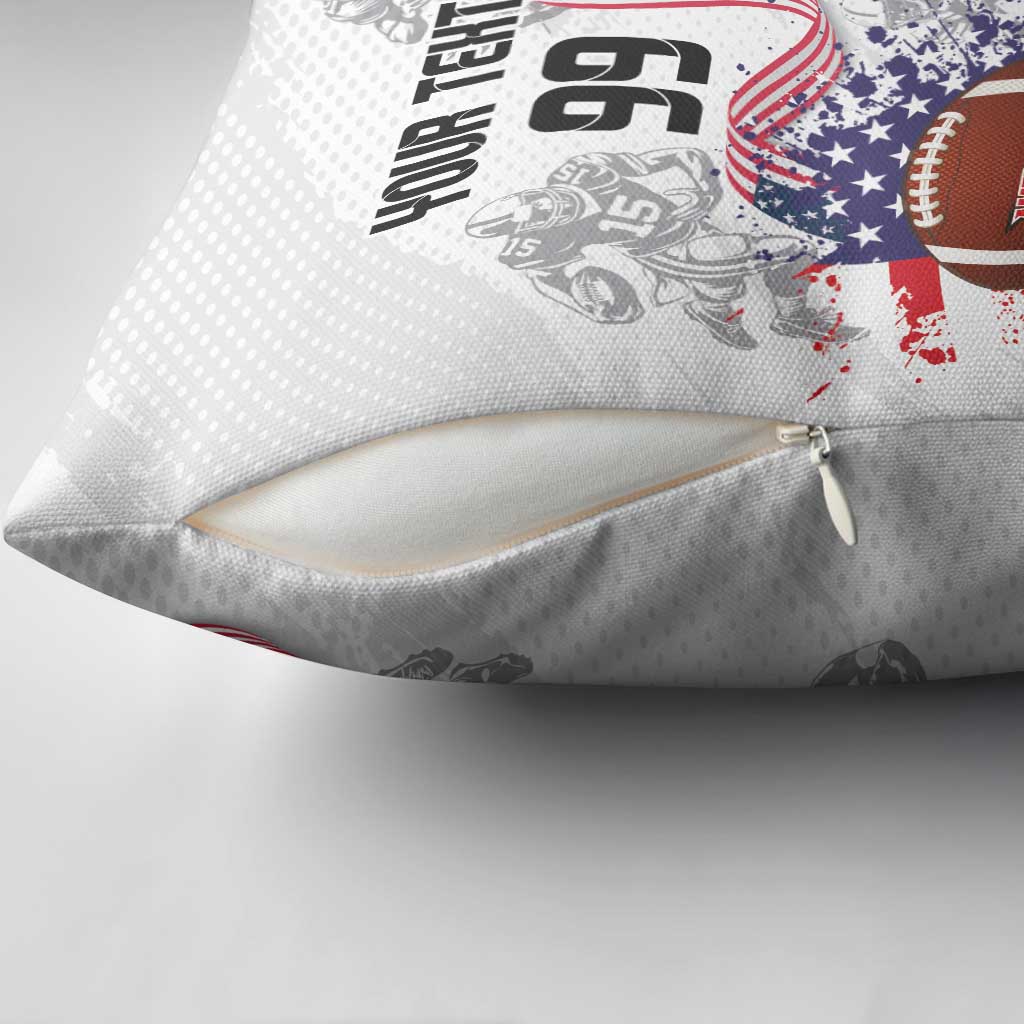 Custom American Football Pillow Cover Road to Glory