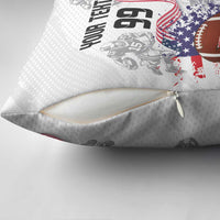 Custom American Football Pillow Cover Road to Glory