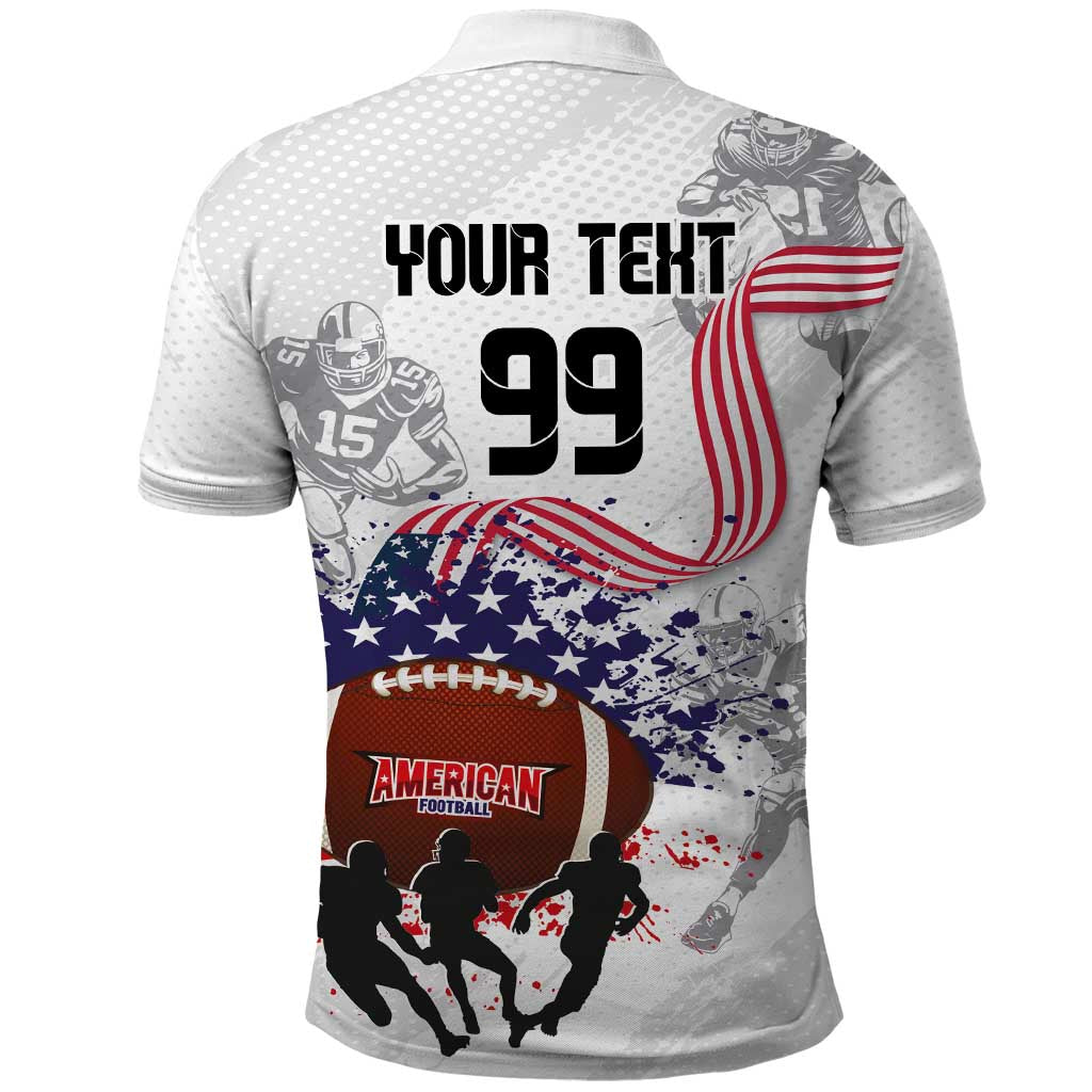 Custom American Football Polo Shirt Road to Glory