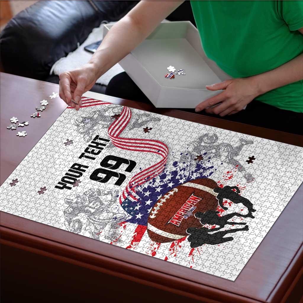 Custom American Football Puzzle Road to Glory