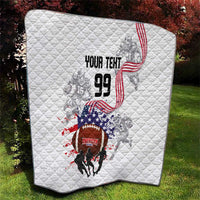 Custom American Football Quilt Road to Glory