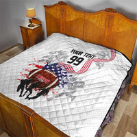 Custom American Football Quilt Road to Glory