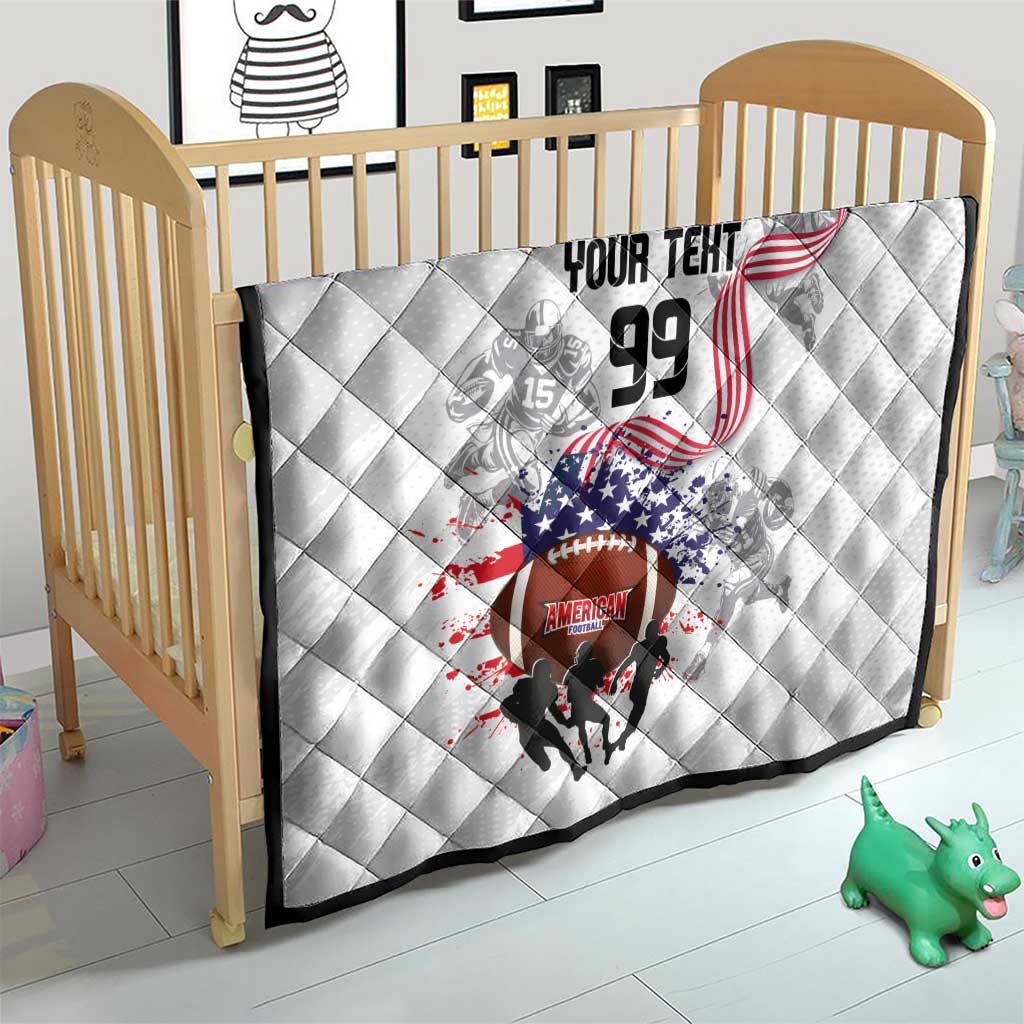 Custom American Football Quilt Road to Glory