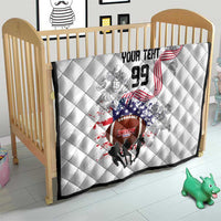 Custom American Football Quilt Road to Glory
